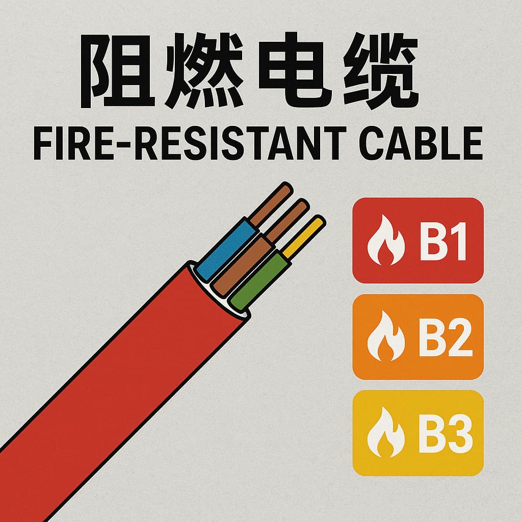 什么是阻燃電纜？B1、B2、B3級的區(qū)別你了解嗎？