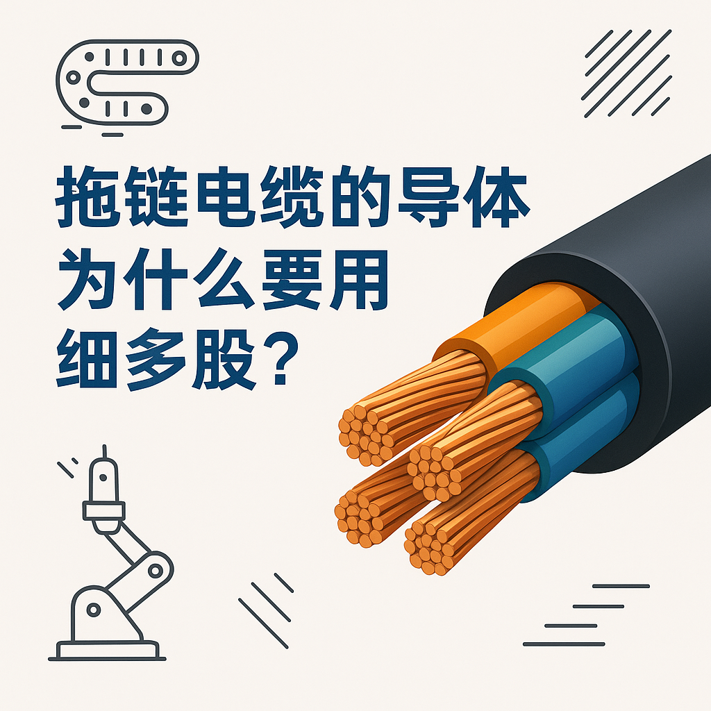 拖鏈電纜的導體為什么要用細多股？