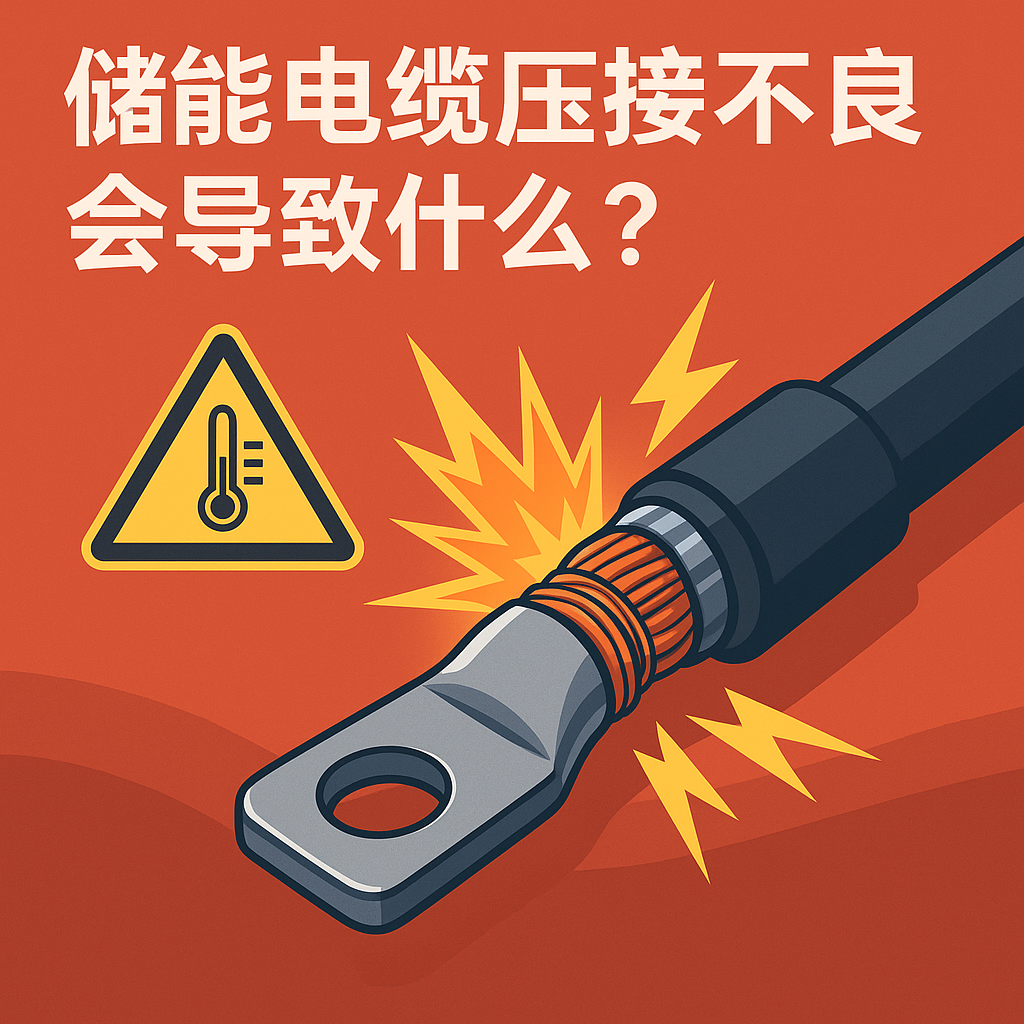 儲能電纜壓接不良會導致什么？
