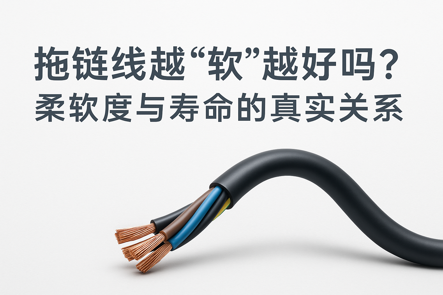 拖鏈線越“軟”越好嗎？柔軟度與壽命的真實關(guān)系